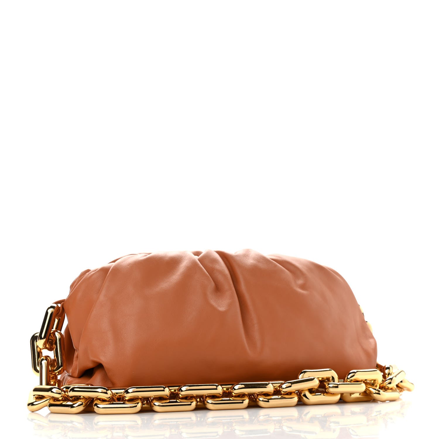 Bottega Veneta Calfskin The Pouch Chain Clay 3 of 9