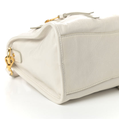 Miu Miu Vitello Shine Zip Tote Talco 8 of 11