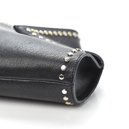Alexander McQueen Calfskin Studded De Manta Clutch Black 11 of 11