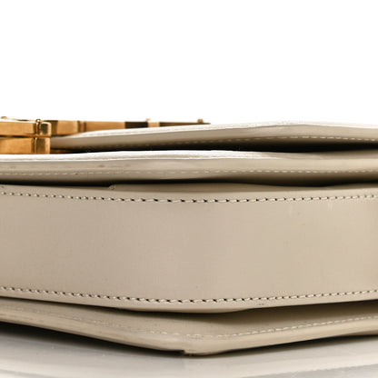 Saint Laurent Smooth Calfskin Small Solferino Satchel Ivory Natural 9 of 11