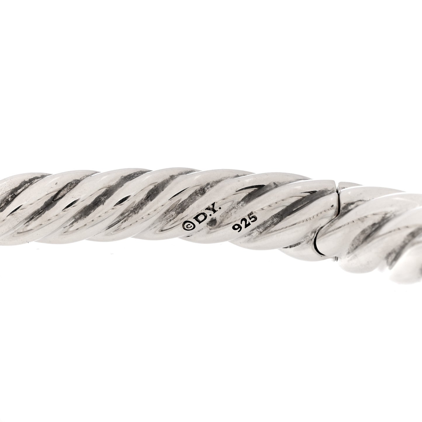 Sterling Silver 17mm Pure Form Cable Bracelet