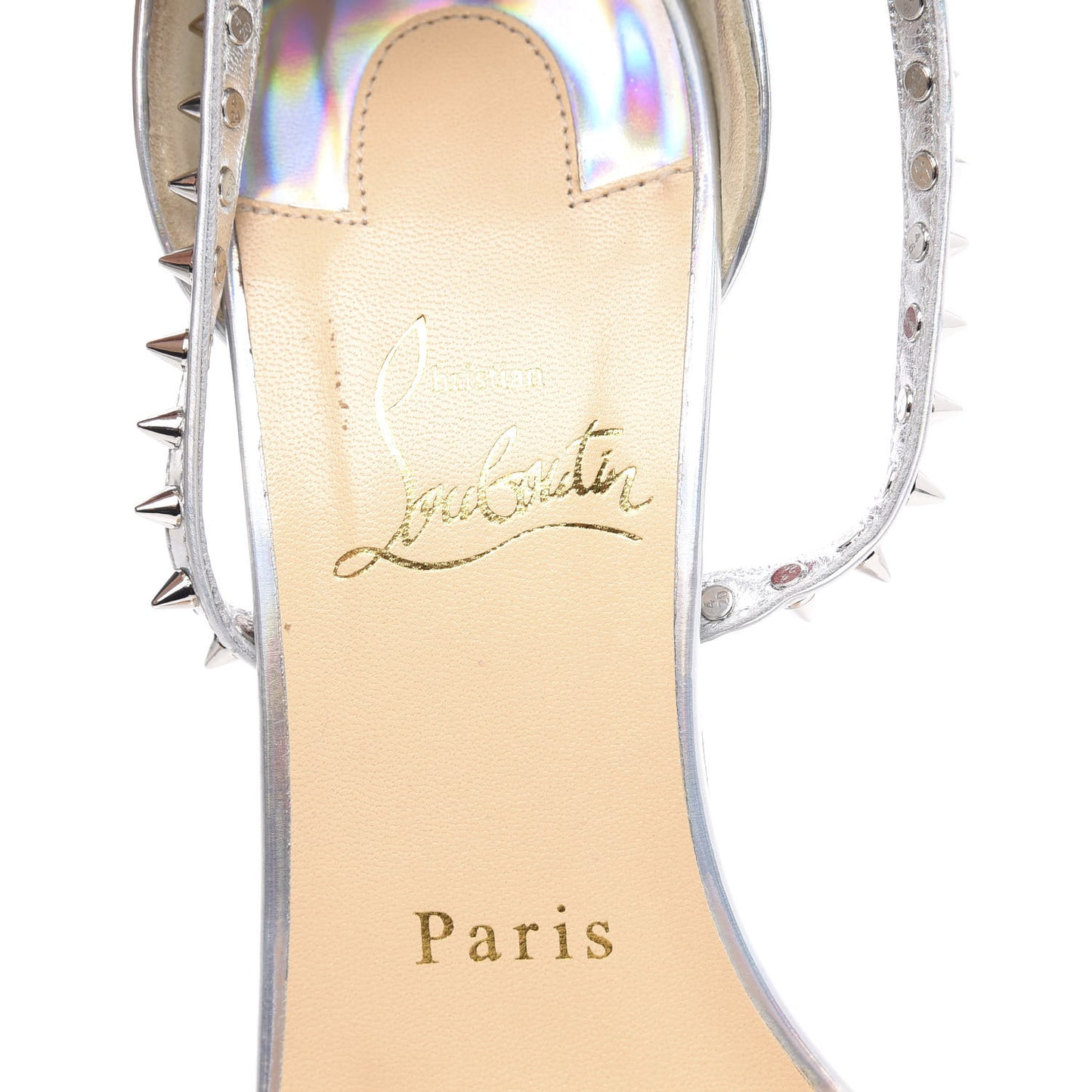 Lurex Specchio Choca Lux 120 Sandals 37 Silver