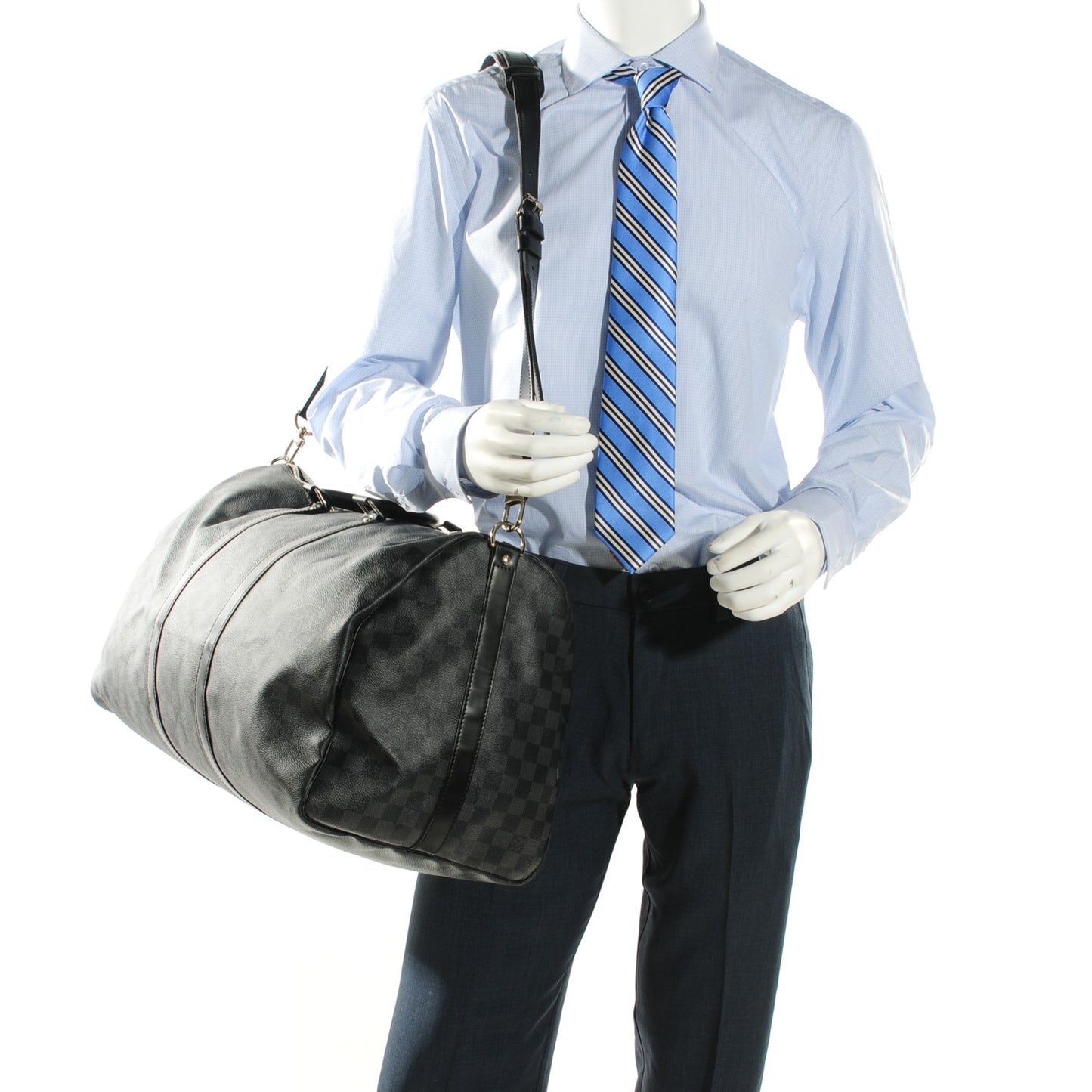 Damier Graphite Keepall Bandouliere 55