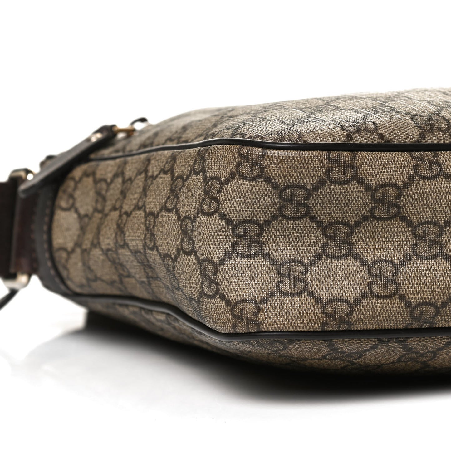 GG Plus Monogram Medium Messenger Bag Dark Brown