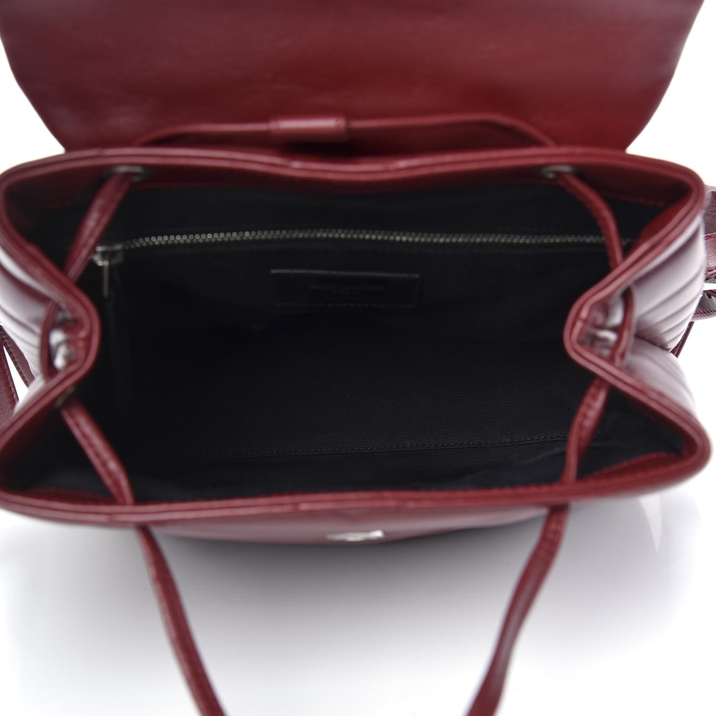 Calfskin Y Quilted Monogram Small Loulou Backpack Red