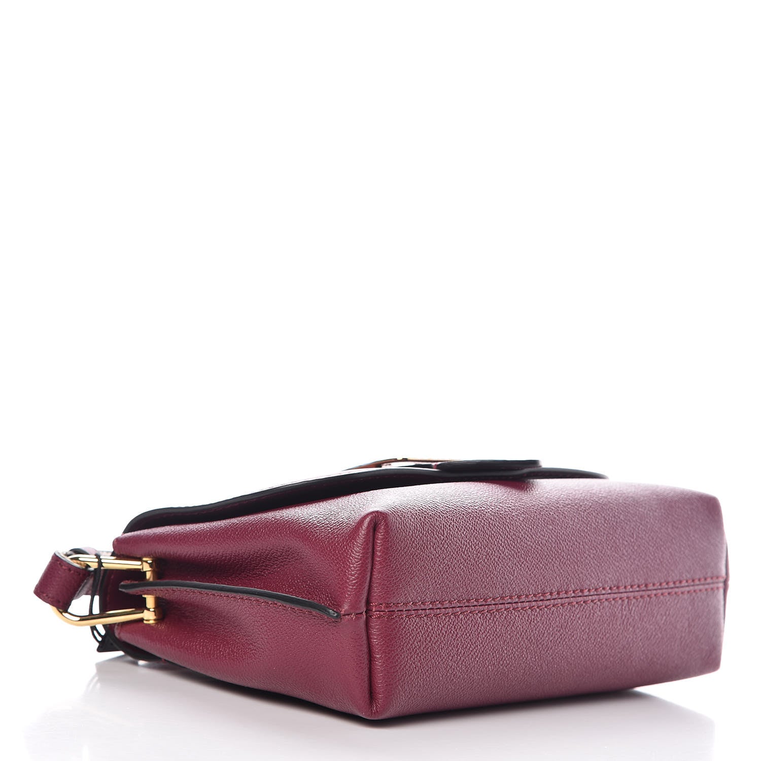 Burberry Soft Grain Calfskin Small Medley Crossbody Dark Plum 4 of 6