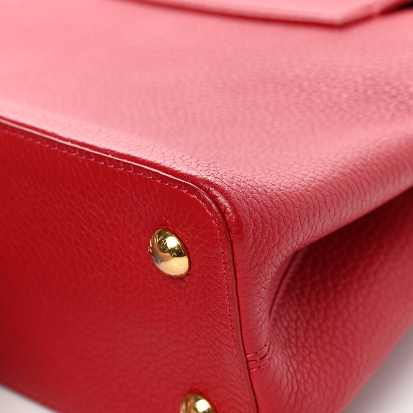Taurillon Capucines PM Rubis