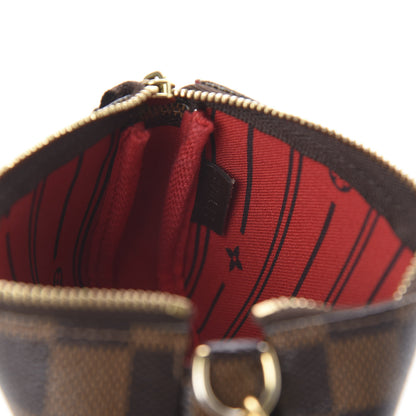Louis Vuitton Damier Ebene Complice Trunks and Bags Mini Pochette Accessories Red 5 of 6