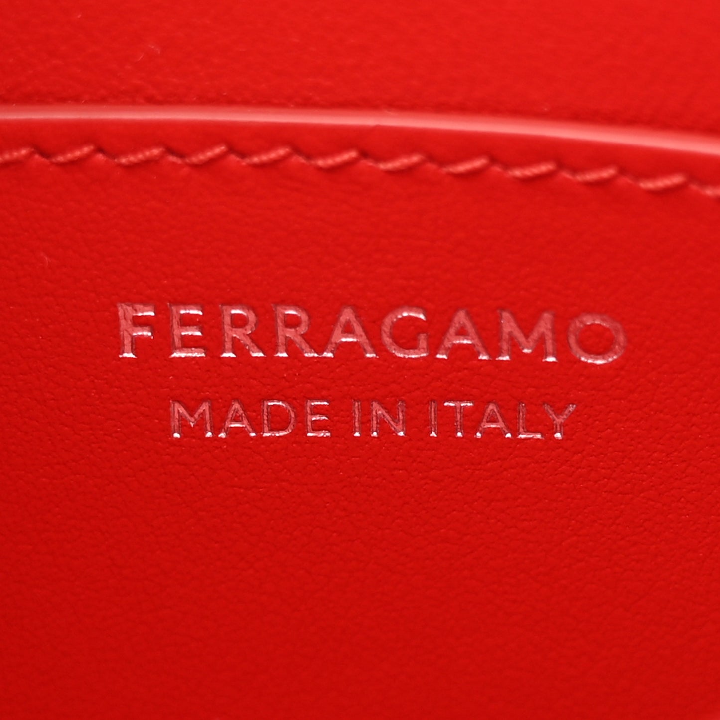 Calfskin Cut Out Crossbody Red