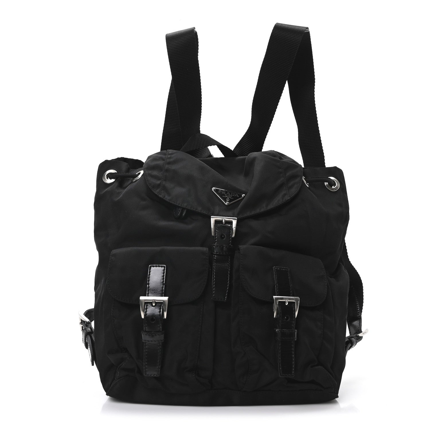 Prada Tessuto Nylon Vela Small Backpack Black 1 of 10
