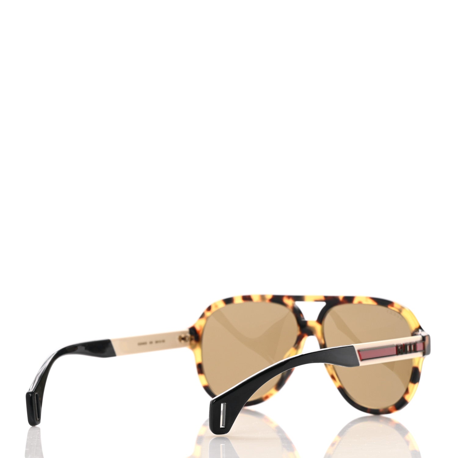 Gucci Aviator Web Sunglasses GG0463S Tortoise 4 of 9