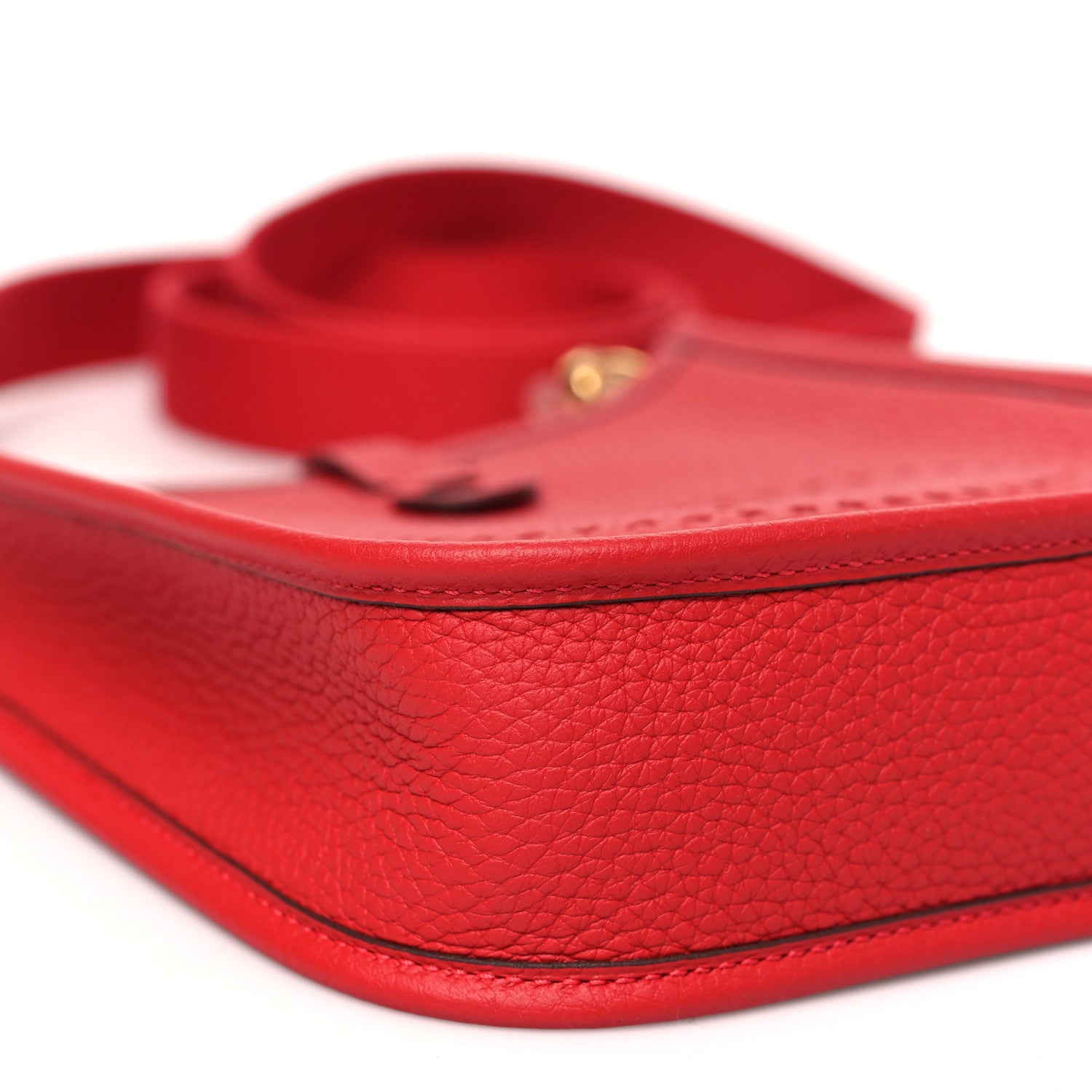 Hermes Taurillon Clemence Amazone Evelyne TPM Vermillion Rouge Vif 8 of 10