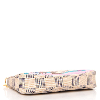 Louis Vuitton Damier Azur 2016 Christmas Animation Mini Pochette Accessories 4 of 8