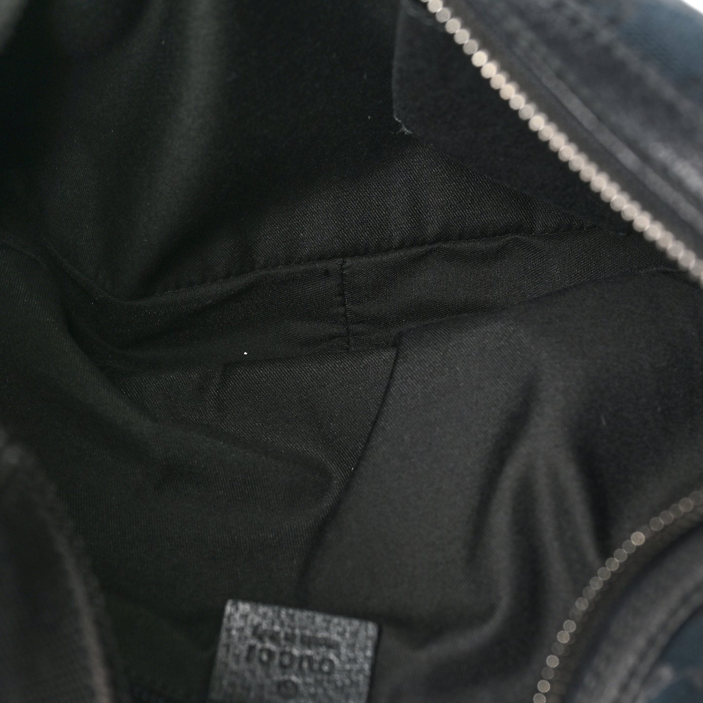 Monogram Medium Half Moon Hobo Black