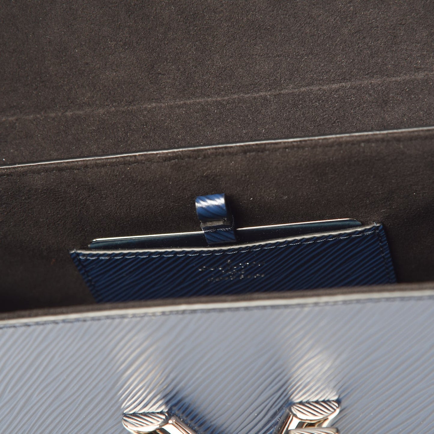 Epi Twist Shoulder Bag MM Indigo