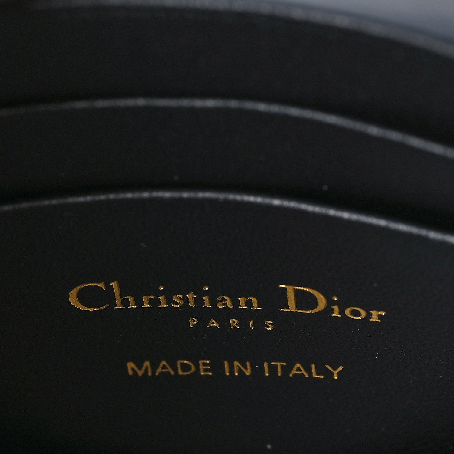 Christian Dior Supple Calfskin Cannage Caro Pouch with Chain Black 6 of 9