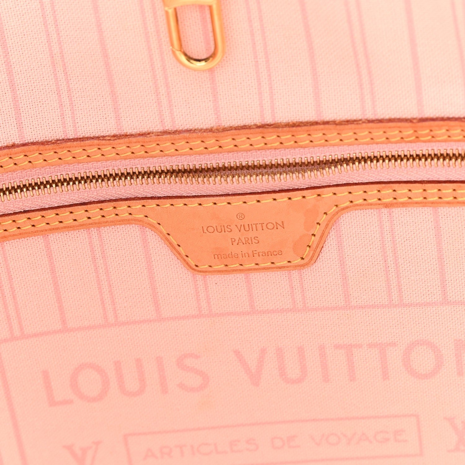 Louis Vuitton Damier Azur Neo Neverfull MM Rose Ballerine 6 of 11