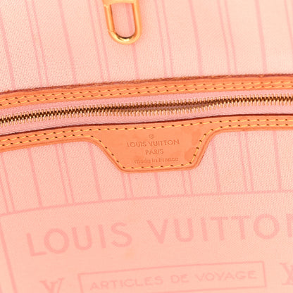 Louis Vuitton Damier Azur Neo Neverfull MM Rose Ballerine 6 of 11