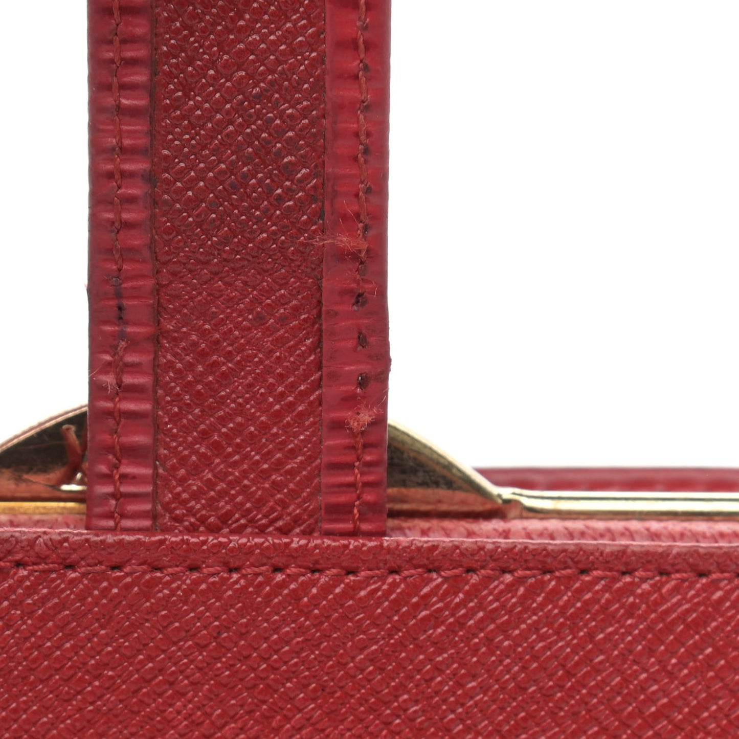 Epi French Purse Wallet Castillan Red
