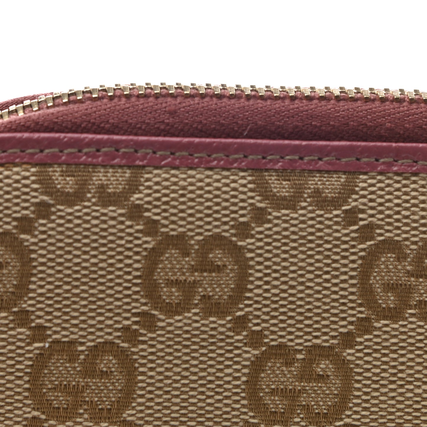 Monogram Zip Around Agenda Pink