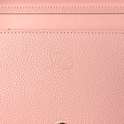 Christian Louboutin Calfskin Spikes Paloma Clutch Rosy 6 of 10