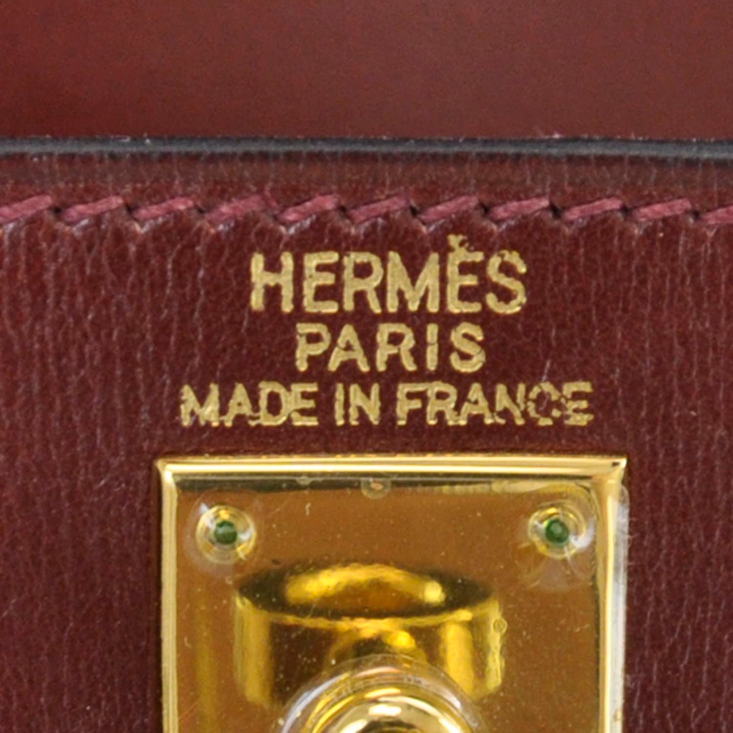 Hermes Vibrato Box Leather Kelly Ado 20 Backpack 7 of 9