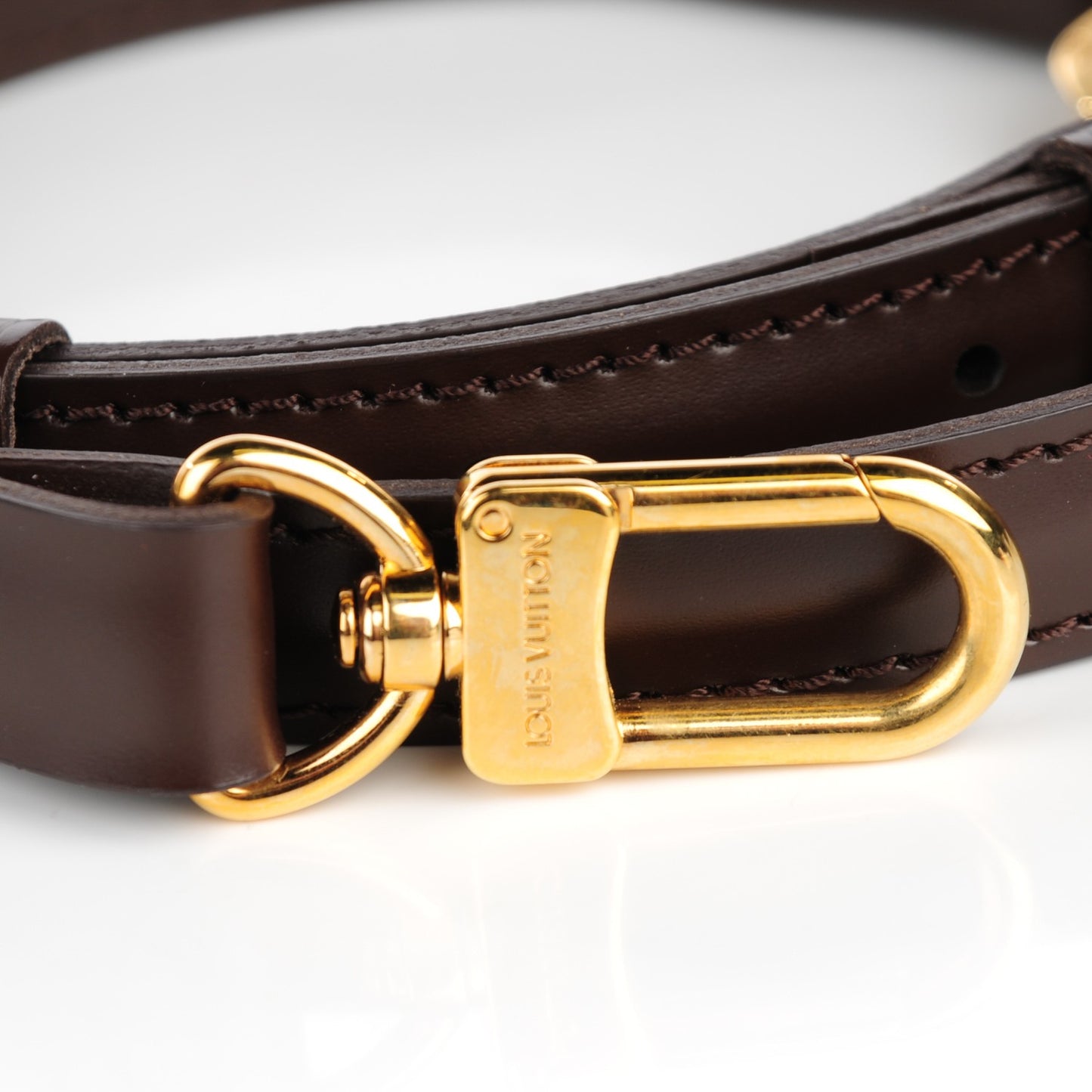 Calfskin Adjustable Shoulder Strap Brown