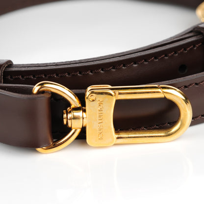 Louis Vuitton Calfskin Adjustable Shoulder Strap Brown 4 of 5
