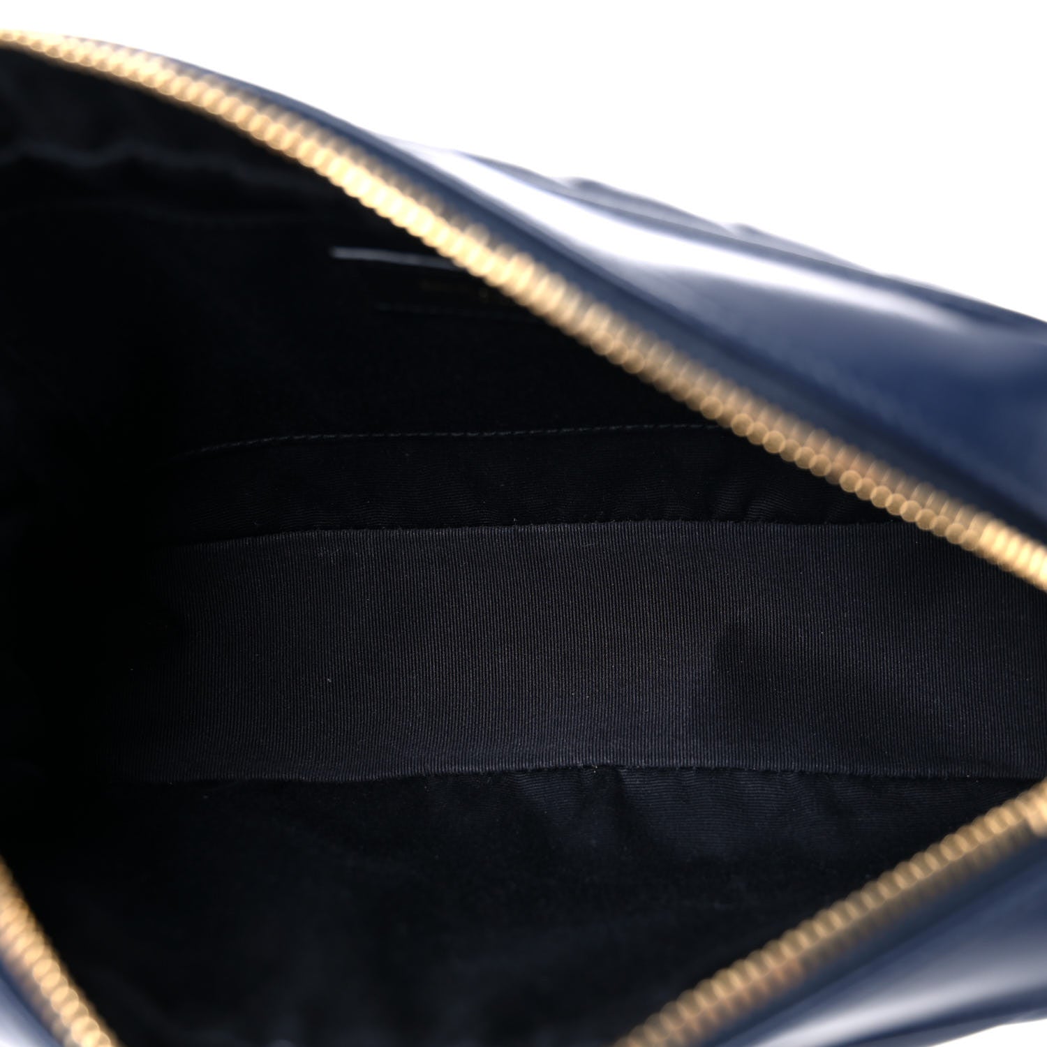 Saint Laurent Calfskin Matelasse Monogram Lou Camera Bag Navy 5 of 12