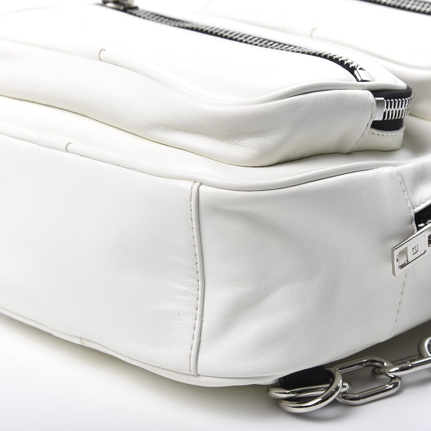 Lambskin Attica Backpack White