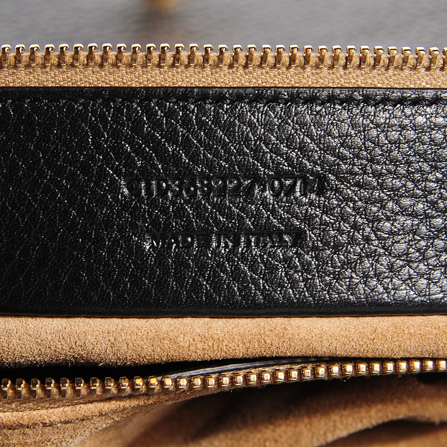 Saint Laurent Calfskin Suede Large Muse Two Black Beige 7 of 9