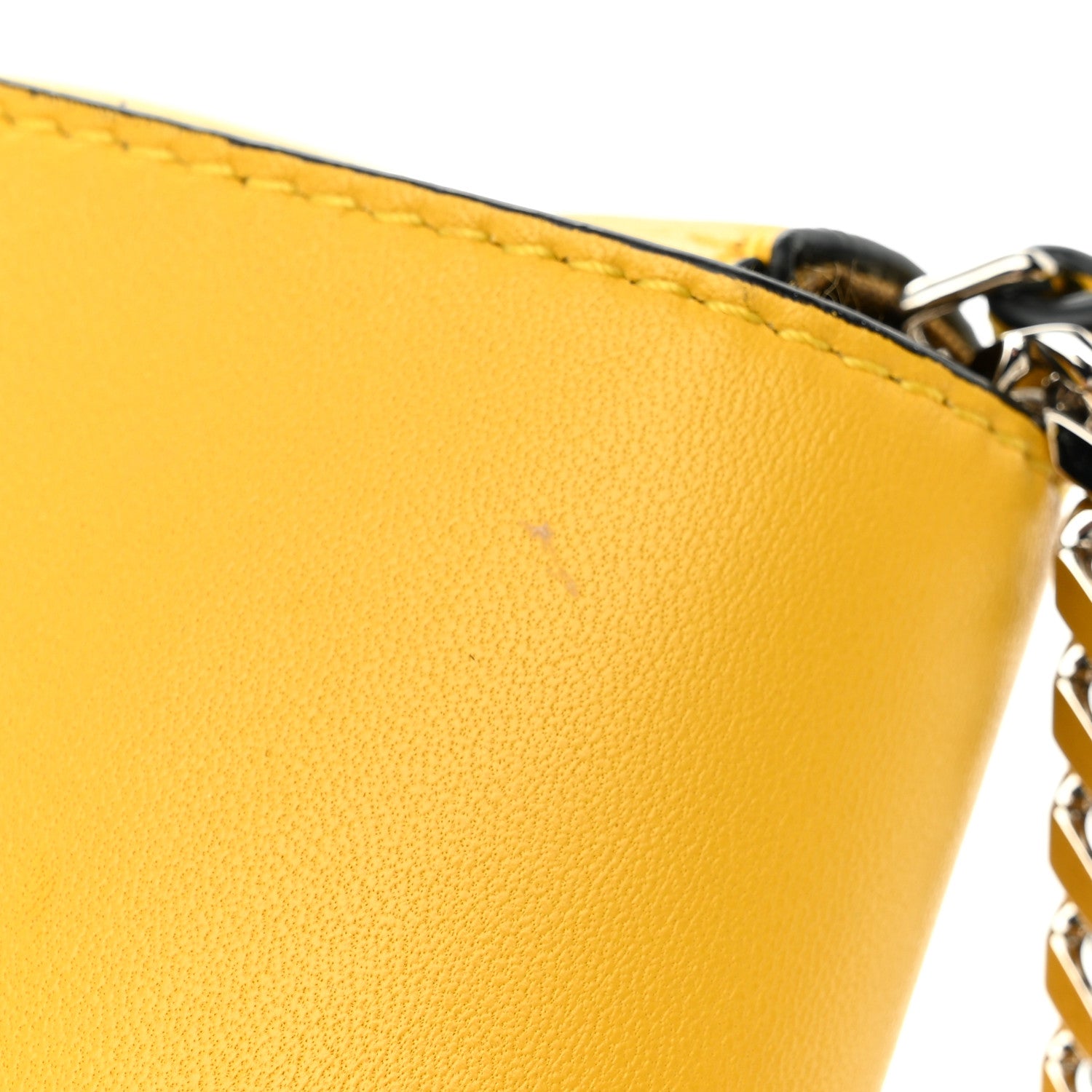 Fendi Nappa Micro Baguette Sunflower 14 of 14