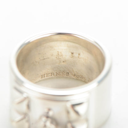 Hermes Sterling Silver Collier De Chien CDC Ring 53 6.25 5 of 9