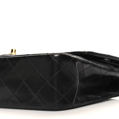 Chanel Lambskin Quilted Medium Double Flap Black 10 of 11