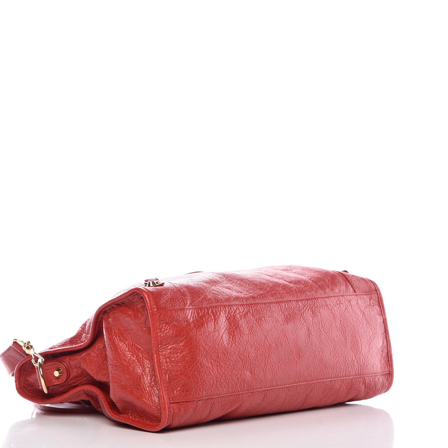 Balenciaga Agneau Classic Gold Hardware City Rouge Groseille 5 of 8
