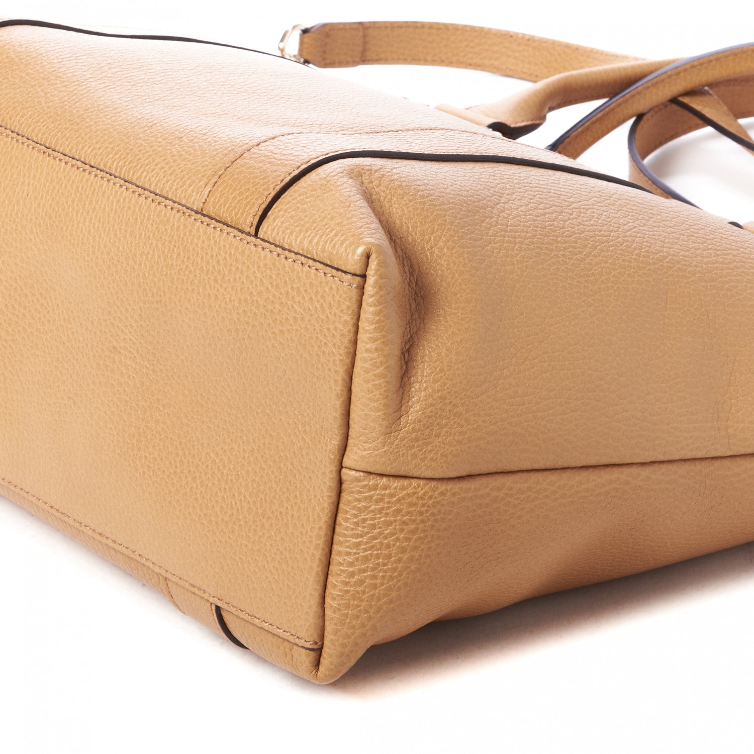 Gucci Calfskin Bamboo Top Handle Tote Tan 4 of 8