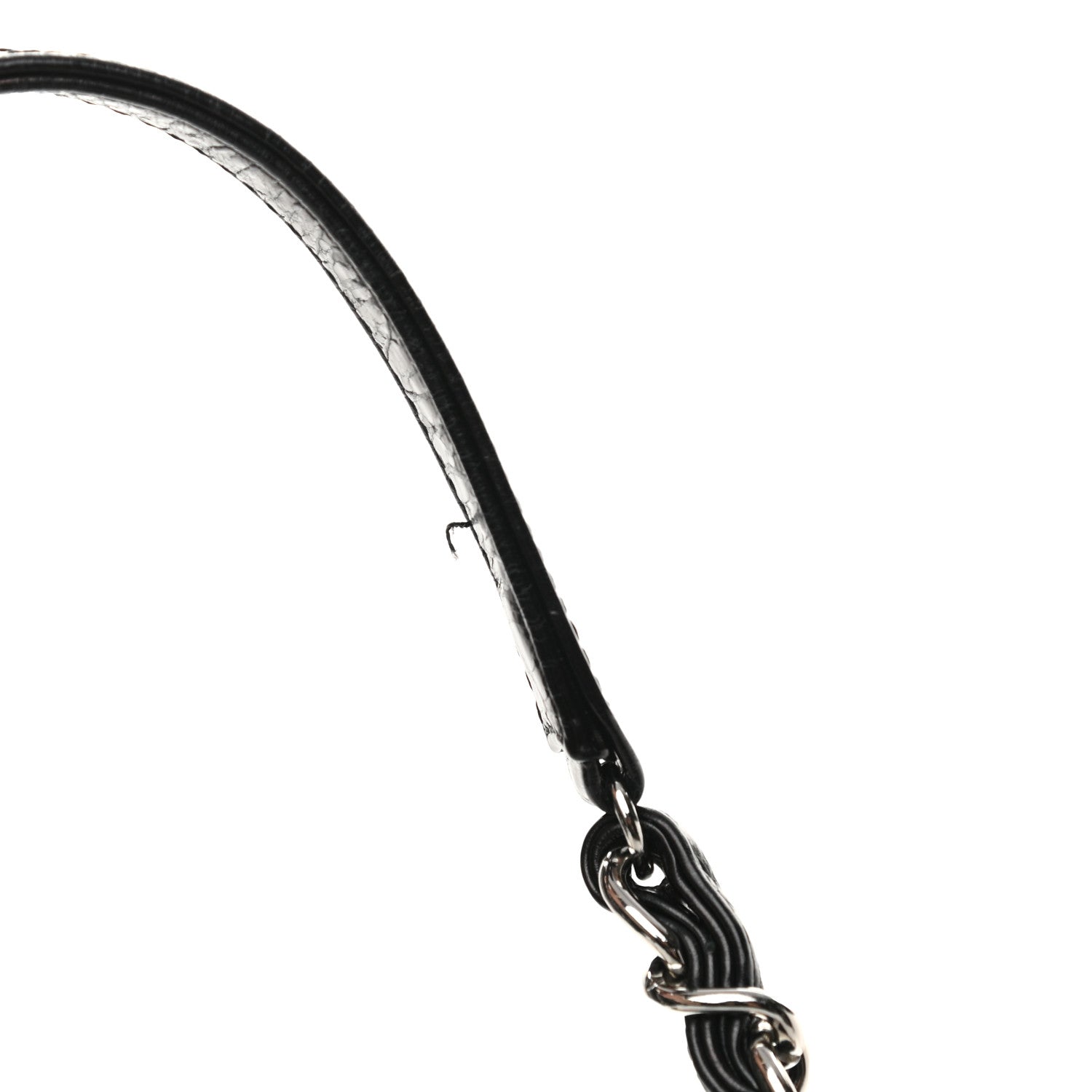 Chanel Glazed Calfskin Quilted Large Just Mademoiselle Bowling Bag Black 17 of 19