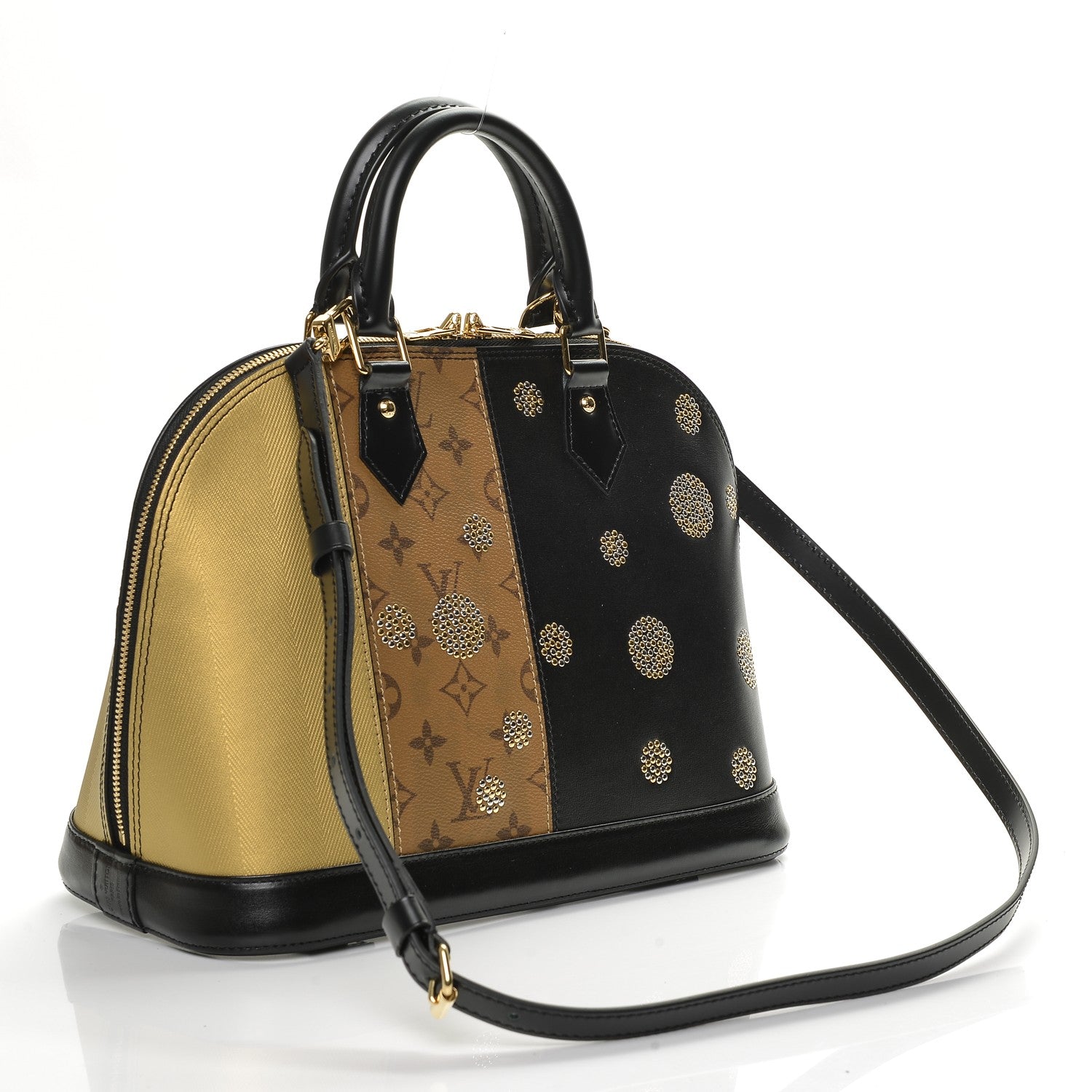 Louis Vuitton Reverse Monogram Studded Night Lights Alma PM 3 of 6