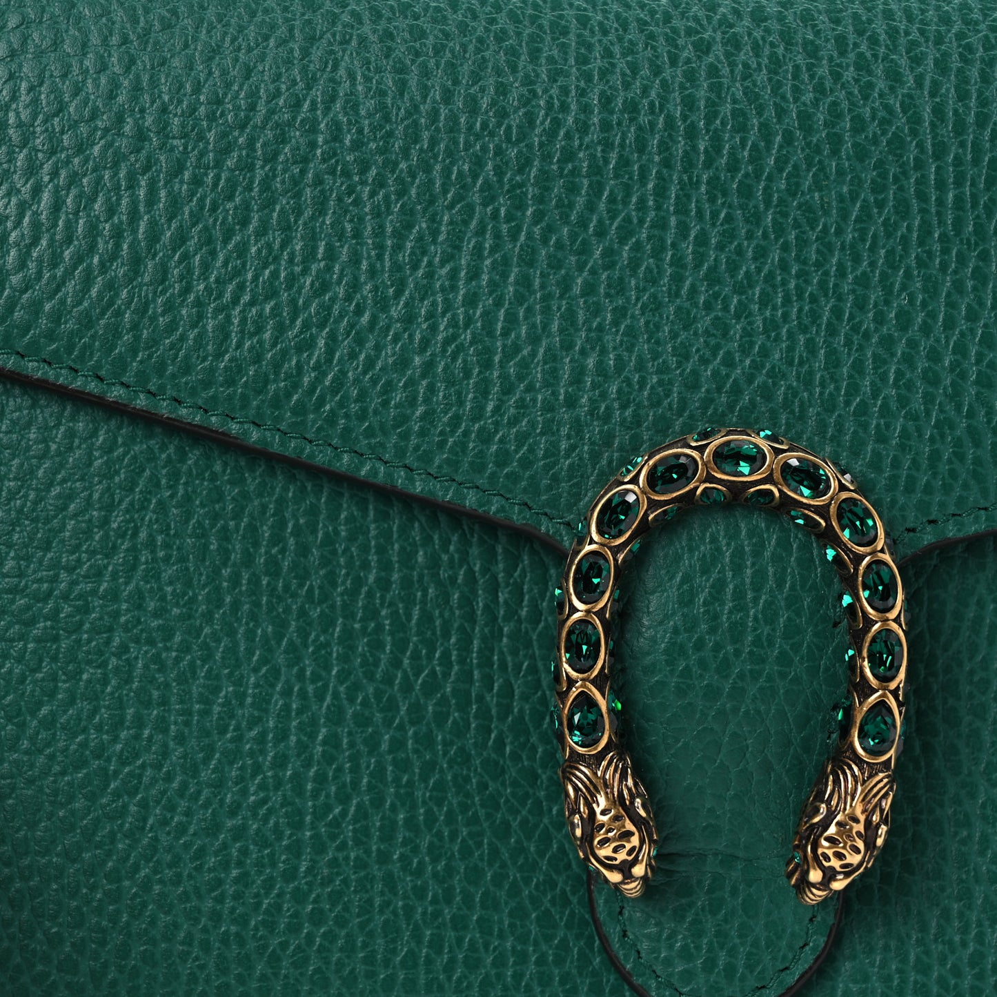Calfskin Mini Dionysus Chain Wallet Emerald
