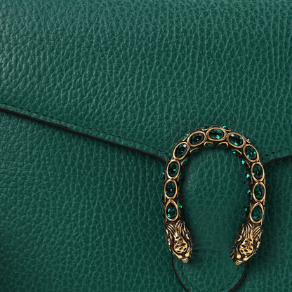 Gucci Calfskin Mini Dionysus Chain Wallet Emerald 12 of 14