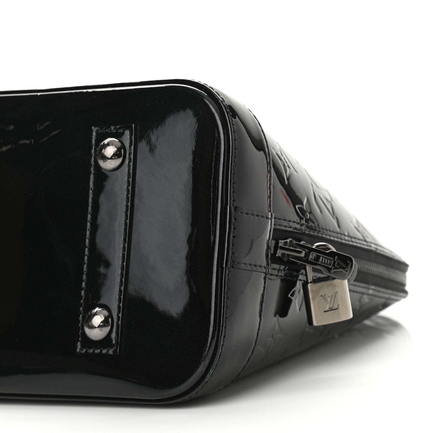 Louis Vuitton Vernis Alma PM Noir Magnetique 9 of 9