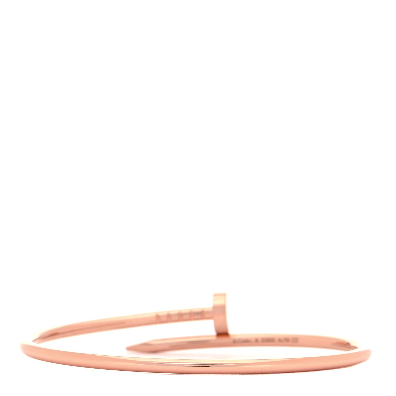 Cartier 18K Pink Gold Small Juste Un Clou Bracelet 16 3 of 5