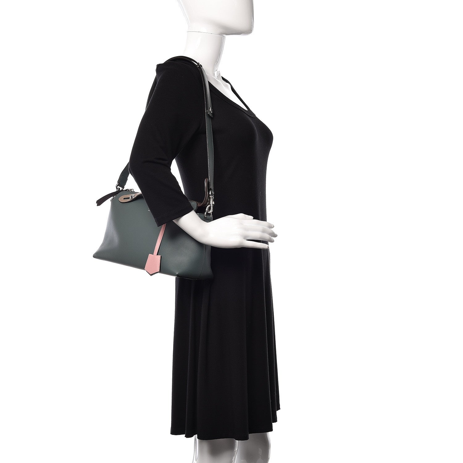 Fendi Vitello Dolce 4 Color Medium By The Way Multicolor Boston Bag Multicolor 2 of 12