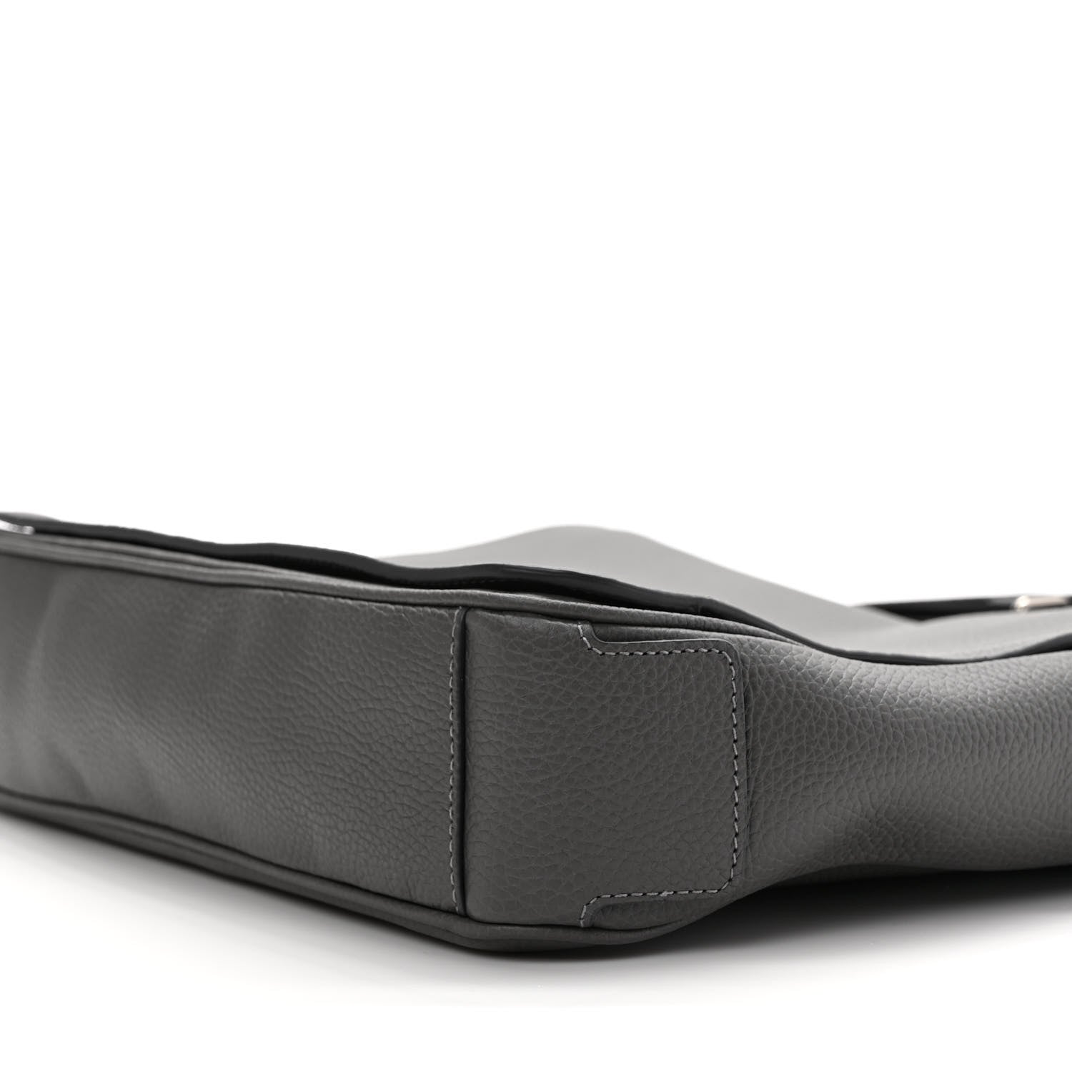 Burberry Calfskin Logo Messenger Charcoal Grey 7 of 7