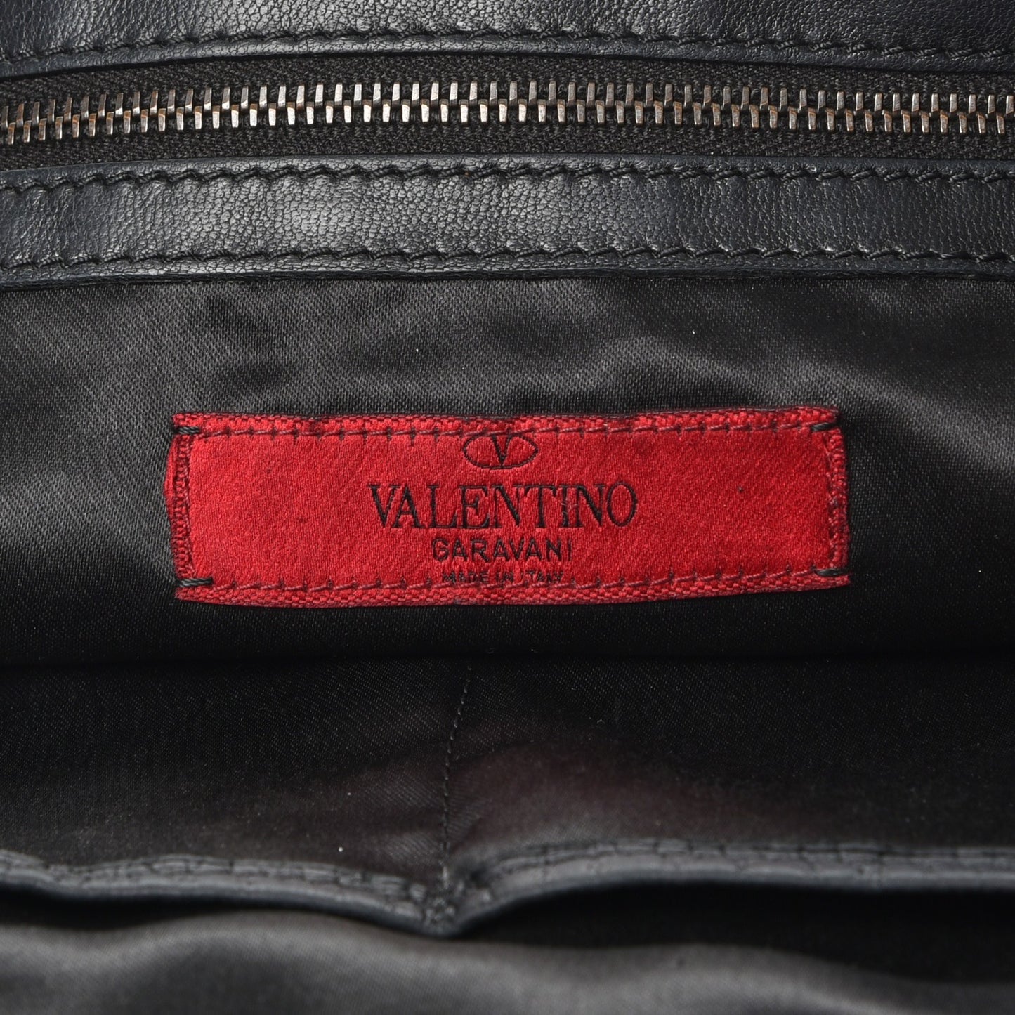 Nappa Pleated Petale Tote Black