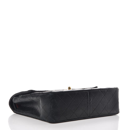 Chanel Lambskin Quilted Medium Double Flap Black 5 of 20