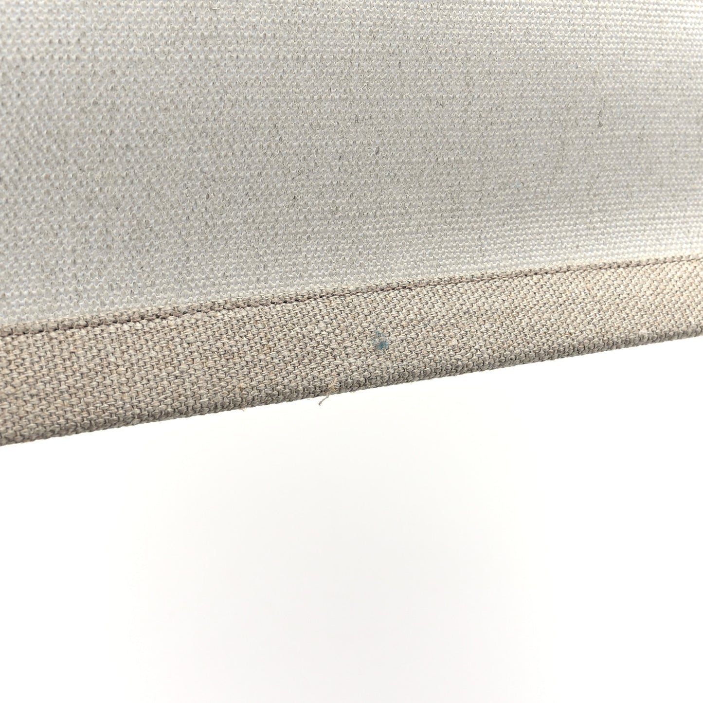 Linen Calfskin Rive Gauche Tote Optic White