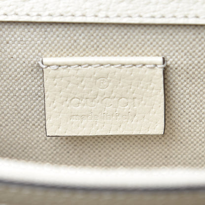 Gucci Textured Calfskin Crystal Small Dionysus Shoulder Bag Mystic White 6 of 8