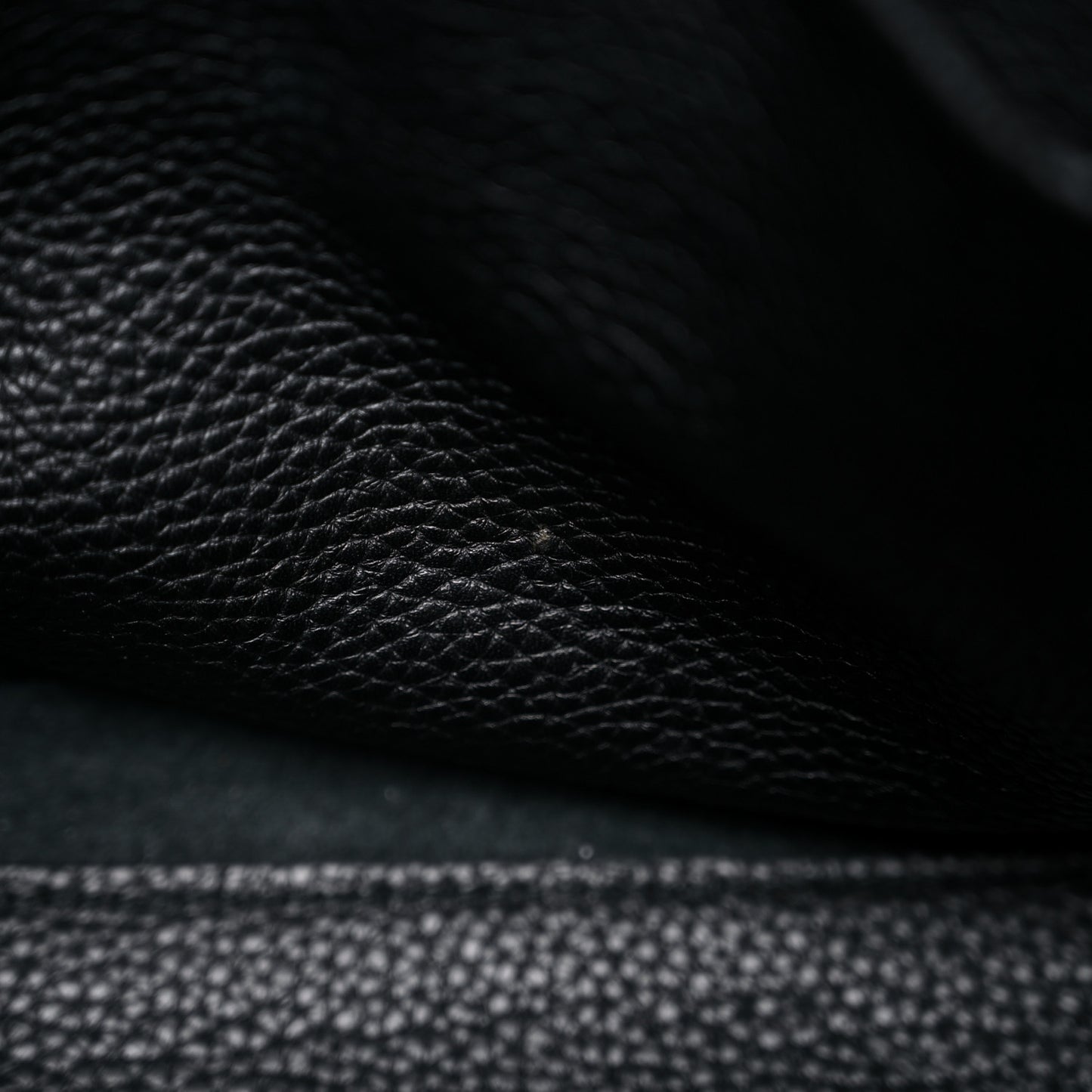 Veau Grana Perforated Blackout Hardware City Black