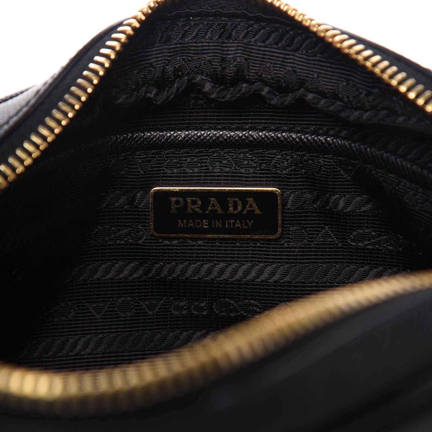 Prada Saffiano Lux Small Camera Crossbody Bag Black 8 of 10
